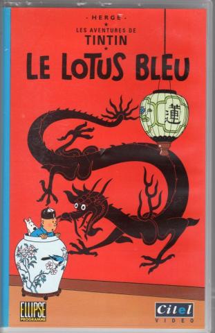 Bande Dessinée - Hergé (Tintinophilie) - Audio, vidéo, logiciels - HERGÉ - Tintin - Le Lotus Bleu - cassette VHS - CItel Video/Ellipse - 020115