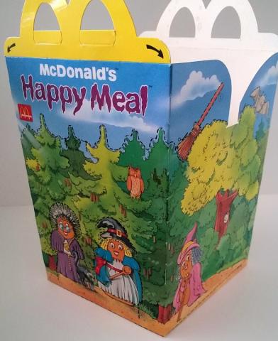 Science-Fiction/Fantastique - SF/Fantastique - Publicité -  - McDonald's Happy Meal - 1996 - Halloween McNuggets Buddies - carton d'emballage
