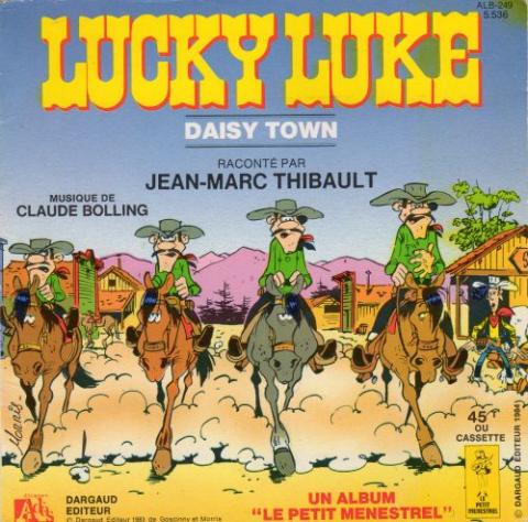 Bande Dessinée - Morris (Lucky Luke) - audio, vidéo, logiciels - MORRIS - Morris - Adès/Le Petit Ménestrel ALB-249 - Lucky Luke - Daisy Town - livre-disque format 45 tours - Livret seul