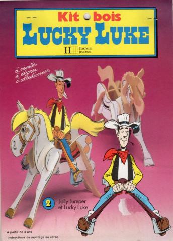 Bande Dessinée - Morris (Lucky Luke) - Documents et objets divers - MORRIS - Lucky Luke - Kit-bois - 2218816 - 2 - Jolly Jumper et Lucky Luke