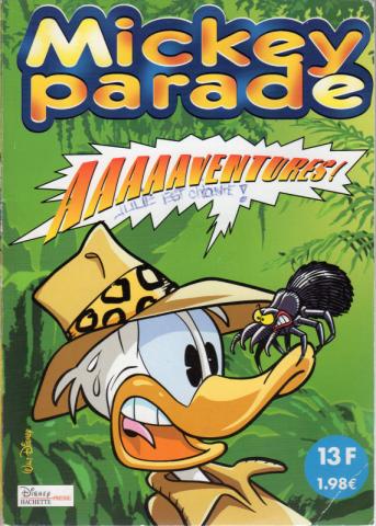 Bande Dessinée - MICKEY PARADE n° 260 - DISNEY (STUDIO) - Mickey Parade n° 260 - août 2001 - Aaaaventures !