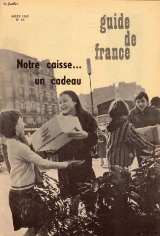 Varia (livres/magazines/divers) - Scoutisme -  - Guide de France n° 64 - mars 1965 - Notre caisse... un cadeau