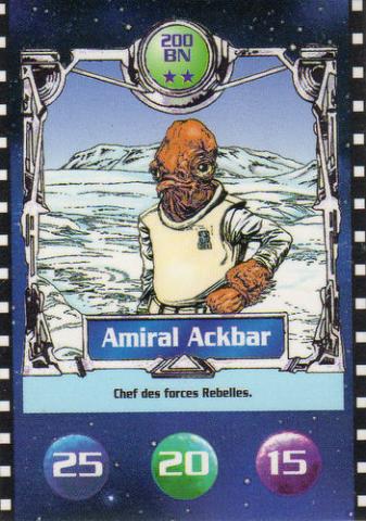 Science-Fiction/Fantastique - Star Wars - publicité - George LUCAS - Star Wars - BN - 1993 - Le Défi du Jedi - Amiral Ackbar