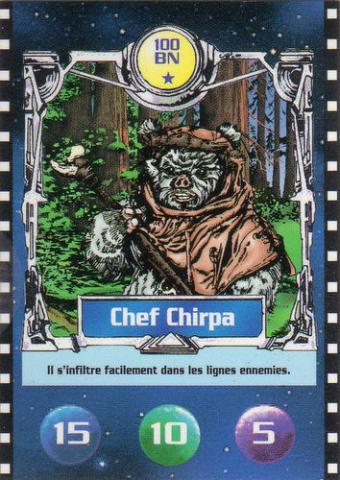 Science-Fiction/Fantastique - Star Wars - publicité - George LUCAS - Star Wars - BN - 1993 - Le Défi du Jedi - Chef Chirpa