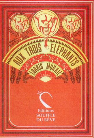 Science-Fiction/Fantastique - SOUFFLE DU RÊVE -  - Souffle du Rêve - Aux trois éléphants (Lorris Murail) - marque-page 9,5 x 6,5 cm