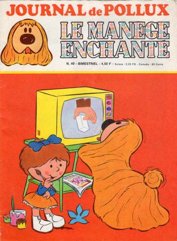 Bande Dessinée - Le MANÈGE ENCHANTÉ n° 49 - Serge DANOT - Journal de Pollux n° 49 - 05/02/1979 - Le Manège enchanté