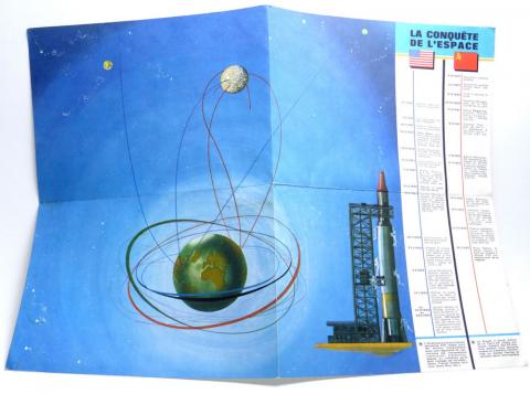 Science-Fiction/Fantastique - Espace, astronomie, futurologie -  - La conquête de l'espace du 04/10/1957 au 29/08/1965 - USA/URSS (document)
