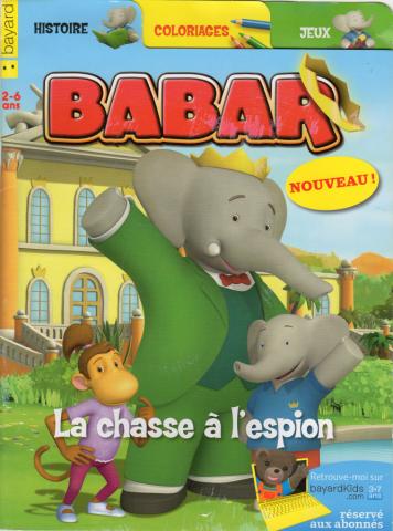 Varia (livres/magazines/divers) - Babar (magazine) n° 219 -  - Babar n° 219 - octobre 2010 - La chasse à l'espion (magazine)