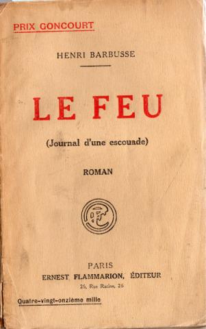 Varia (livres/magazines/divers) - Flammarion - Henri BARBUSSE - Le Feu (Journal d'une escouade)