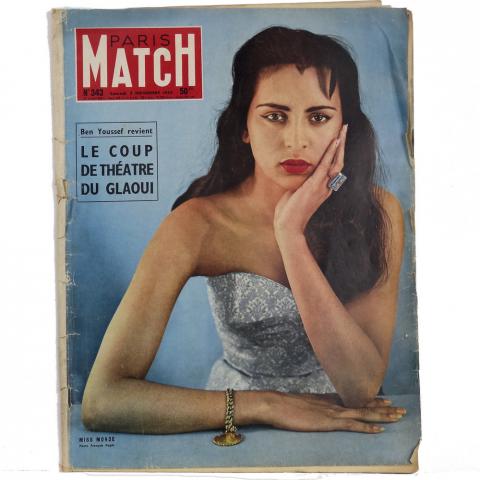 Varia (livres/magazines/divers) - Paris Match n° 343 -  - Paris Match n° 343 - 05/11/1955 - Ben Youssef revient : Le coup de théâtre de Glaoui/. C'est Jeanne Miss Monde