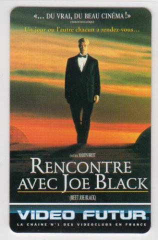 Varia (livres/magazines/divers) - Cinéma -  - Video Futur - Carte collector n° 71 - Rencontre avec Joe Black (Meet Joe Black)