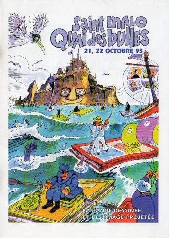 Bande Dessinée - PHILÉMON - FRED - Fred - Saint-Malo Quai des Bulles 21,22 octobre 1995 - brochure-programme