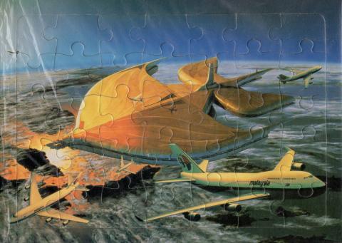 Science-Fiction/Fantastique - SF/Fantastique - Publicité -  - Malaysia Airlines - puzzle promotionnel - 35 pièces - 26,5 x 19 cm