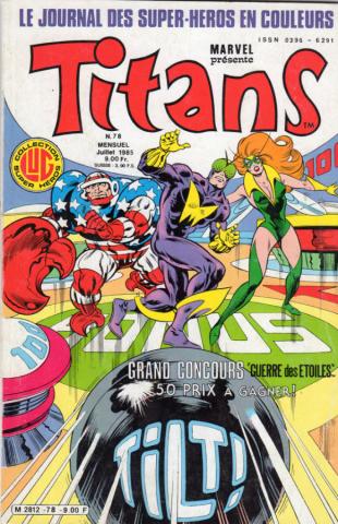 Bande Dessinée - TITANS Lug n° 78 - Ron FRENZ - Titans n° 78 - La Guerre des Étoiles - 60 - Chanteuse des étoiles
