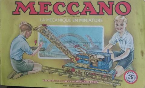 Varia (livres/magazines/divers) - Jeux et jouets - Livres et documents -  - Meccano - La mécanique en miniature - Manuel d'instructions 3A