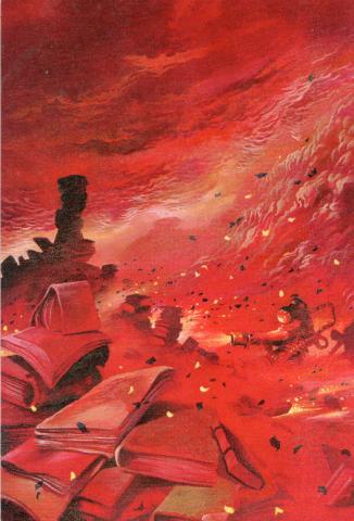 Science-Fiction/Fantastique - DENOËL Présence du Futur - Catalogues et documents -  - Présence du Futur - carte postale - Fahrenheit 451 - Ray Bradbury n° 8