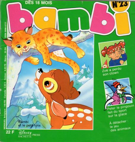 Varia (livres/magazines/divers) - Bambi n° 23 -  - Bambi n° 23 - février 1991