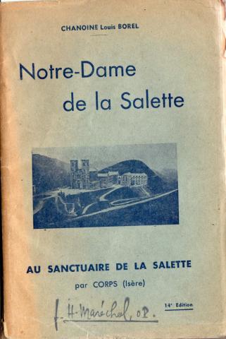 Varia (livres/magazines/divers) - Histoire - Chanoine Louis BOREL - Notre-Dame de la Salette
