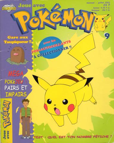 Varia (livres/magazines/divers) - Pokémon -  - Joue avec Pokémon - juillet 2001 - Gare aux Taupiqueur !!/Méga POKéJEU : pairs et impairs/Test : quel est ton nombre fétiche ?