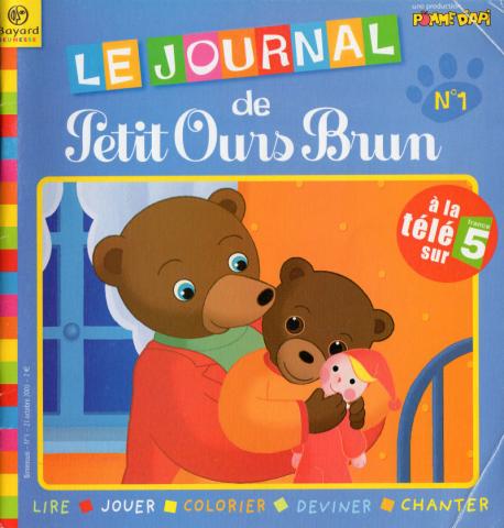 Varia (livres/magazines/divers) - Le Journal de Petit Ours Brun -  - Le Journal de Petit Ours Brun n° 1 - 21 octobre 2003