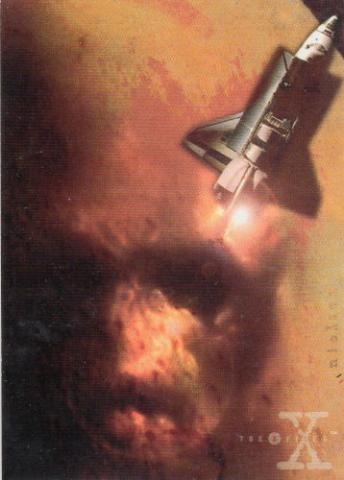 Science-Fiction/Fantastique - X-Files Trading cards -  - X-Files - Topps - Aux frontières du réel - 1996 - trading cards - 18 - Episodes - 1X08 Espace