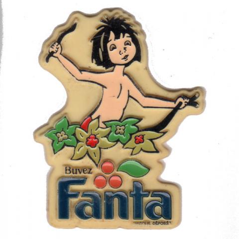 Bande Dessinée - Disney - Publicité - Walt DISNEY - Disney - Fanta - Le Livre de la Jungle (Mowgli) - Buvez Fanta - magnet