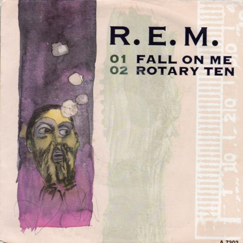 Audio/Vidéo - Pop, rock, variété, jazz -  - R.E.M. - Fall On Me/Rotary Ten - disque 45 tours - I.R.S. ILSA 7302