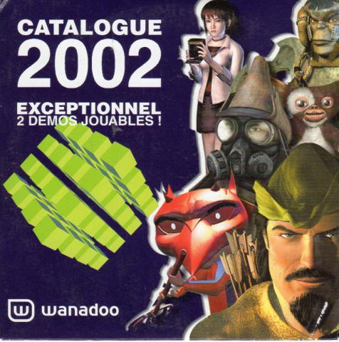 Varia (livres/magazines/divers) - Logiciels, jeux vidéo -  - Wanadoo - CD-Rom - catalogue 2002 - Exceptionnel ! 2 démos jouables