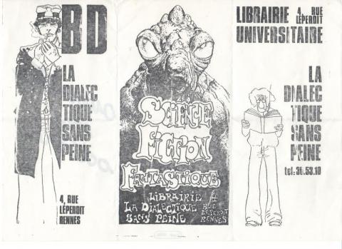 Bande Dessinée -  -  - Librairie La Dialectique sans peine - Rennes - 1974 - prospectus