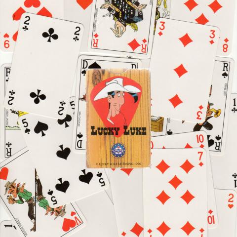 Bande Dessinée - Morris (Lucky Luke) - jeux, jouets, puzzles - MORRIS - Lucky Luke - Vigno - jeu de 54 cartes