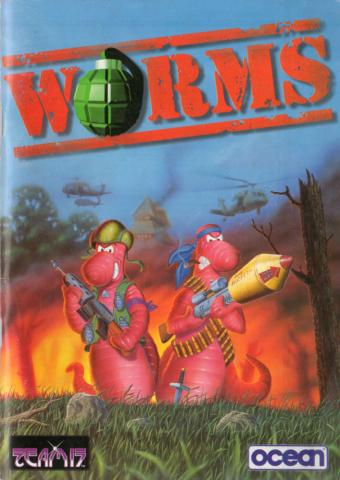 Logiciels, jeux vidéo -  - Worms - Team17/Ocean - livret multilingue - English/Deutsch/Français/Italiano