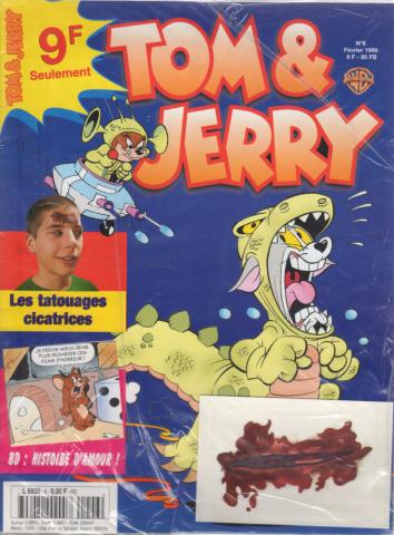 Bande Dessinée - TOM ET JERRY n° 6 -  - Tom & Jerry n° 6 - février 1999 - Les tatouages cicatrices/BD : histoire d'amour !