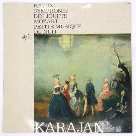 Audio/Vidéo - Musique classique -  - Haydn : Symphonie des jouets/Mozart : Petite musique de nuit - Orchestre Philarmonique de Berlin/Herbert von Karajan - disque 33 tours 25 cm -Columbia FC 25504