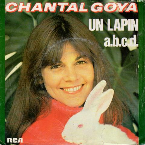 Audio/Vidéo - Pop, rock, variété, jazz -  - Chantal Goya - Un lapin/A.B.C.D. - disque 45 tours - RCA PB 8127