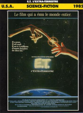 Science-Fiction/Fantastique - Steven Spielberg -  - E.T. L'Extraterrestre - fiche issue d'un magazine télé