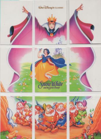 Bande Dessinée - Disney - Trading Cards - Walt DISNEY - Walt Disney - SkyBox - Walt Disney's Classics : Snow White and the Seven Dwarfs - série de 9 trading cards (82-90)