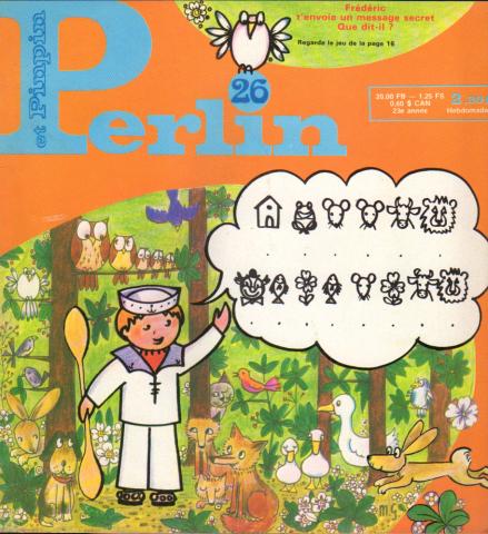 Perlin n° 7826 -  - Perlin et Pinpin n° 26 - 28/06/1978