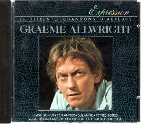 Audio/Vidéo - Pop, rock, variété, jazz -  - Graeme Allwright - 16 titres, chansons d'auteur - CD 830 879-2