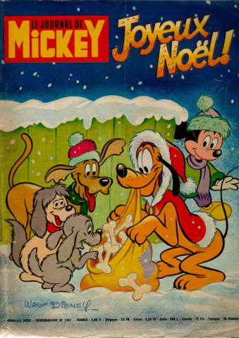 Bande Dessinée - LE JOURNAL DE MICKEY n° 1382 -  - Le Journal de Mickey n° 1382 - 24/12/1978 - Joyeux Noël !