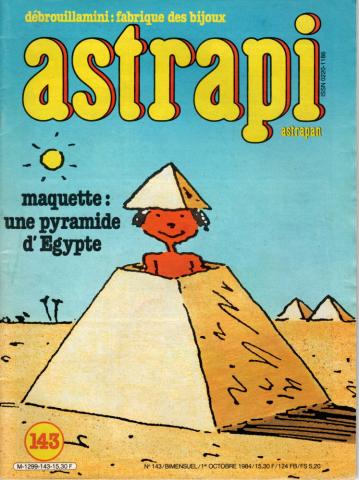 Varia (livres/magazines/divers) - Astrapi n° 143 -  - Astrapi n° 143 - 01/10/1984 - Maquette : une pyramide d'Egypte