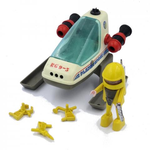 Science-Fiction/Fantastique - Robots, jeux et jouets S.-F. et fantastique -  - Playmobil - Playmospace - Véhicule Spatial RG 9-5 - 3536-A (1980)