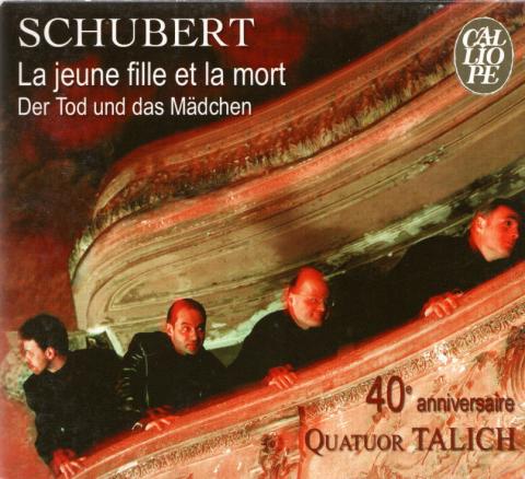 Varia (livres/magazines/divers) - Audio/Vidéo - Musique classique - SCHUBERT - Schubert - La Jeune fille et la mort/Der Tod und das Mädchen - Quatuor Talich - CD Calliope CAL 3346