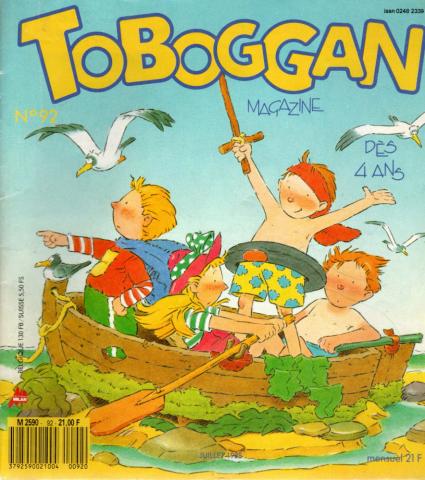 Varia (livres/magazines/divers) - Toboggan n° 92 -  - Toboggan n° 92 - juillet 1998