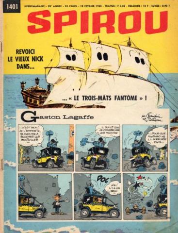 Bande Dessinée - SPIROU (magazine) -  - Spirou - année 1965 - Lot de 8 magazines