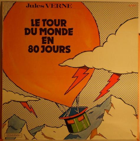 Science-Fiction/Fantastique -  - Jules VERNE - Jules Verne - Lot de 6 disques vinyle 33 tours