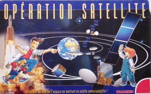 Science-Fiction/Fantastique - Robots, jeux et jouets S.-F. et fantastique -  - Opération Satellite - Dujardin/CNES - 9035 - jeu de société