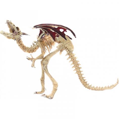 Figurines Plastoy - Dragons N° 60437 - Dragon squelette ailes rouges