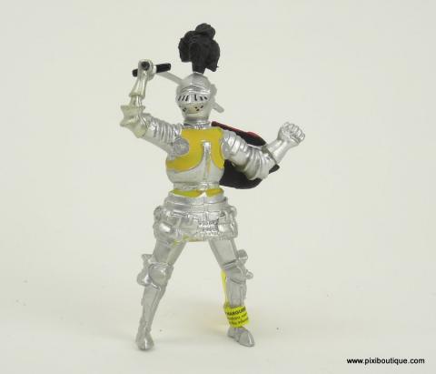 Figurines Plastoy - Chevaliers N° 60498 - Chevalier à l'épée pourpoint jaune
