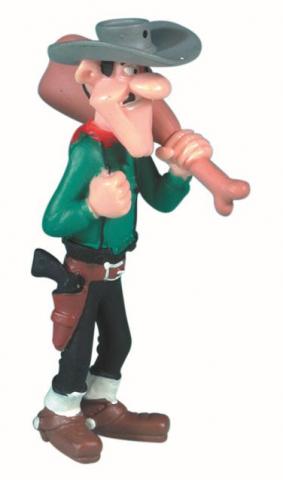 Figurines Plastoy - Lucky Luke N° 63110 - Averell Dalton avec un jambon (cow-boy)