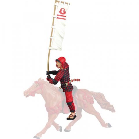 Figurines Plastoy - Les Samouraï N° 65701 - Le Samouraï étendard - personnage seul, sans cheval